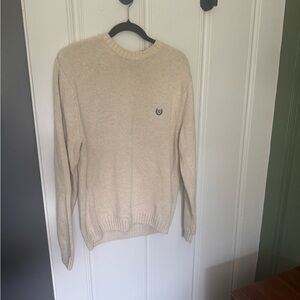 Chaps Men's Beige Crewneck Sweater